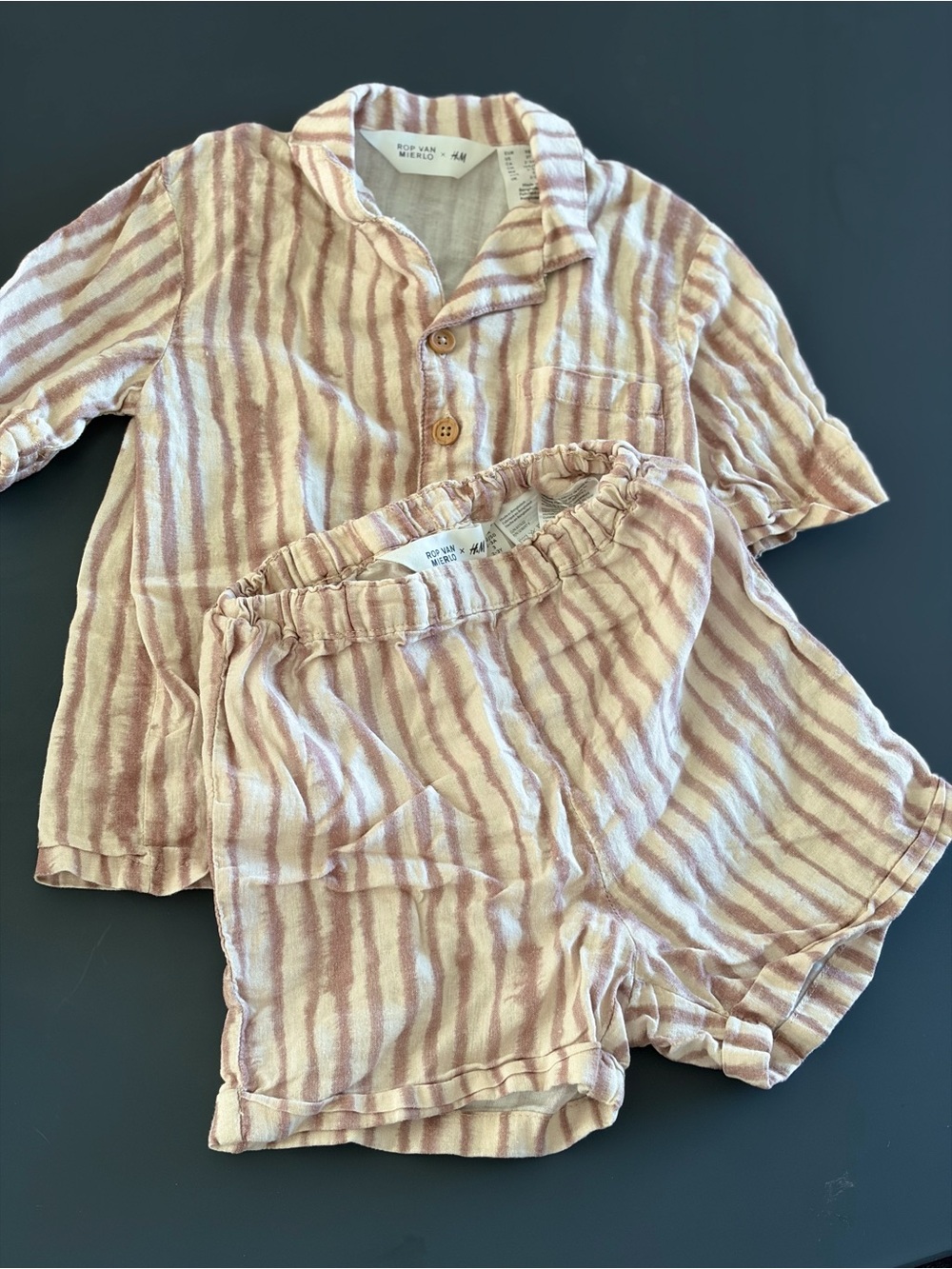 Rop van Mierlo x H&M Boys Striped Summer Set